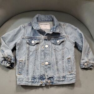 Old Navy Light Blue Kids' Denim Jacket with Button Front.. Baby 18/24 mths